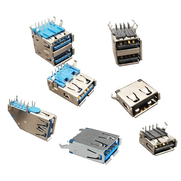 USB 2.0 and 3.0 Type-A Connectors