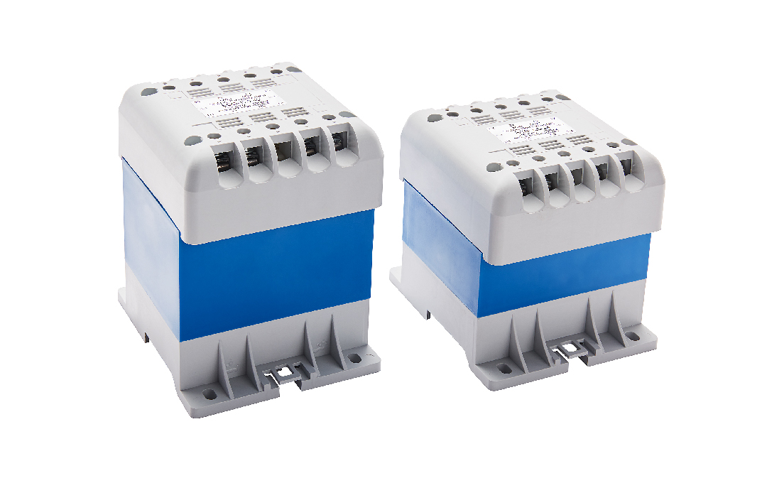Three transformers displaying UL insulation rating examples
